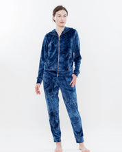 Velour home Set 03203 blue