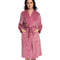 Velour long sleeve Robe 03204 pink