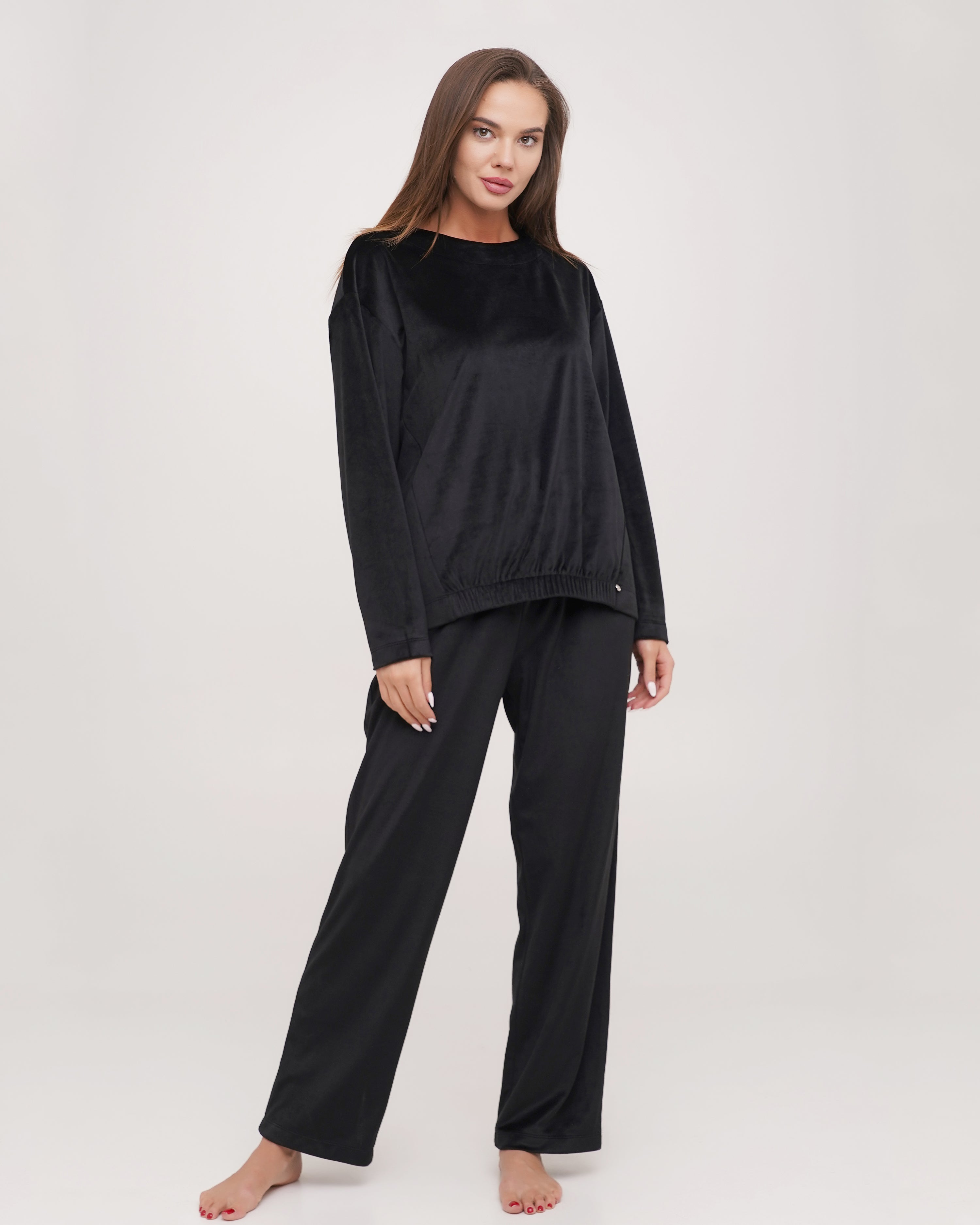 Velour home Set 03206 black