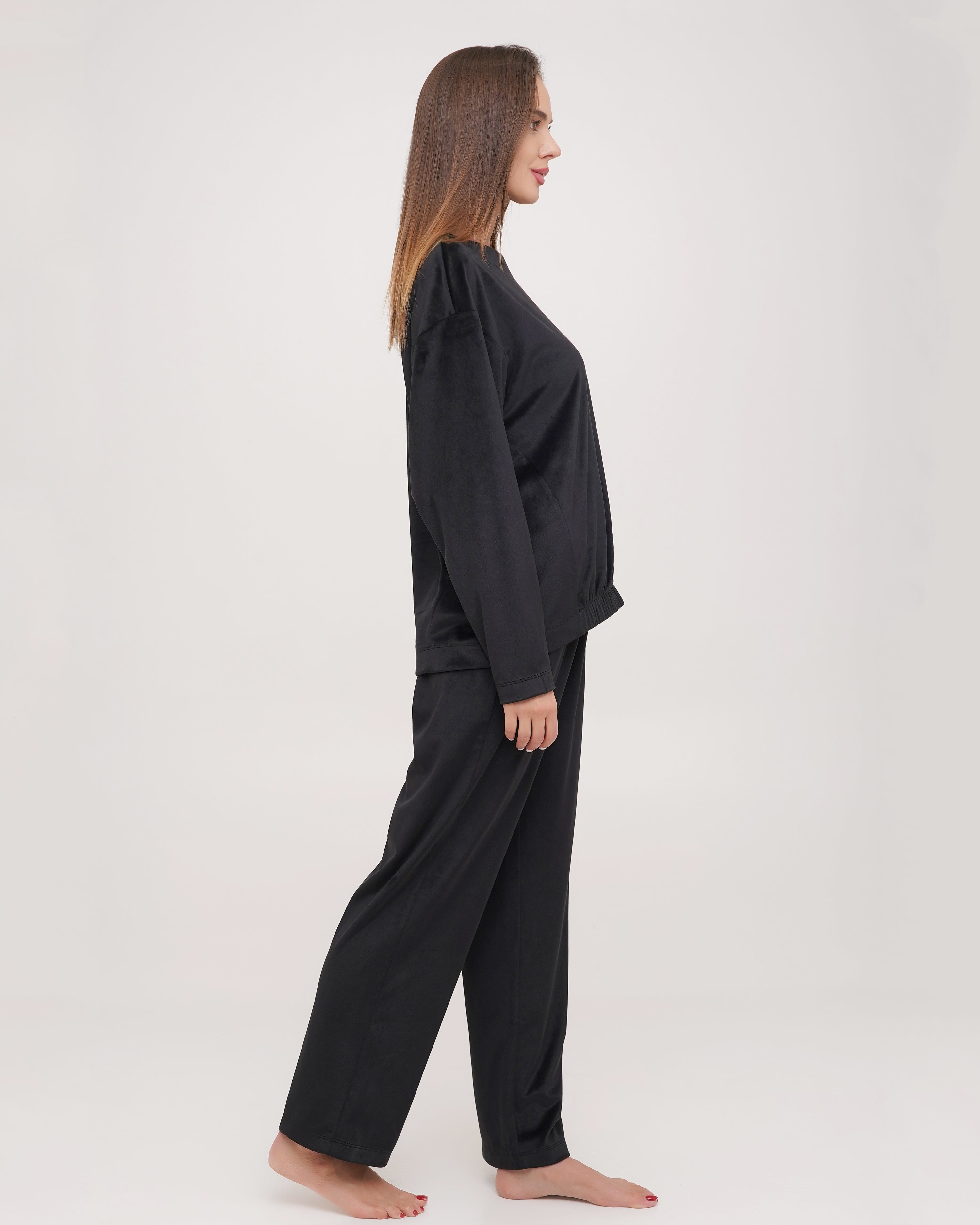 Velour home Set 03206 black