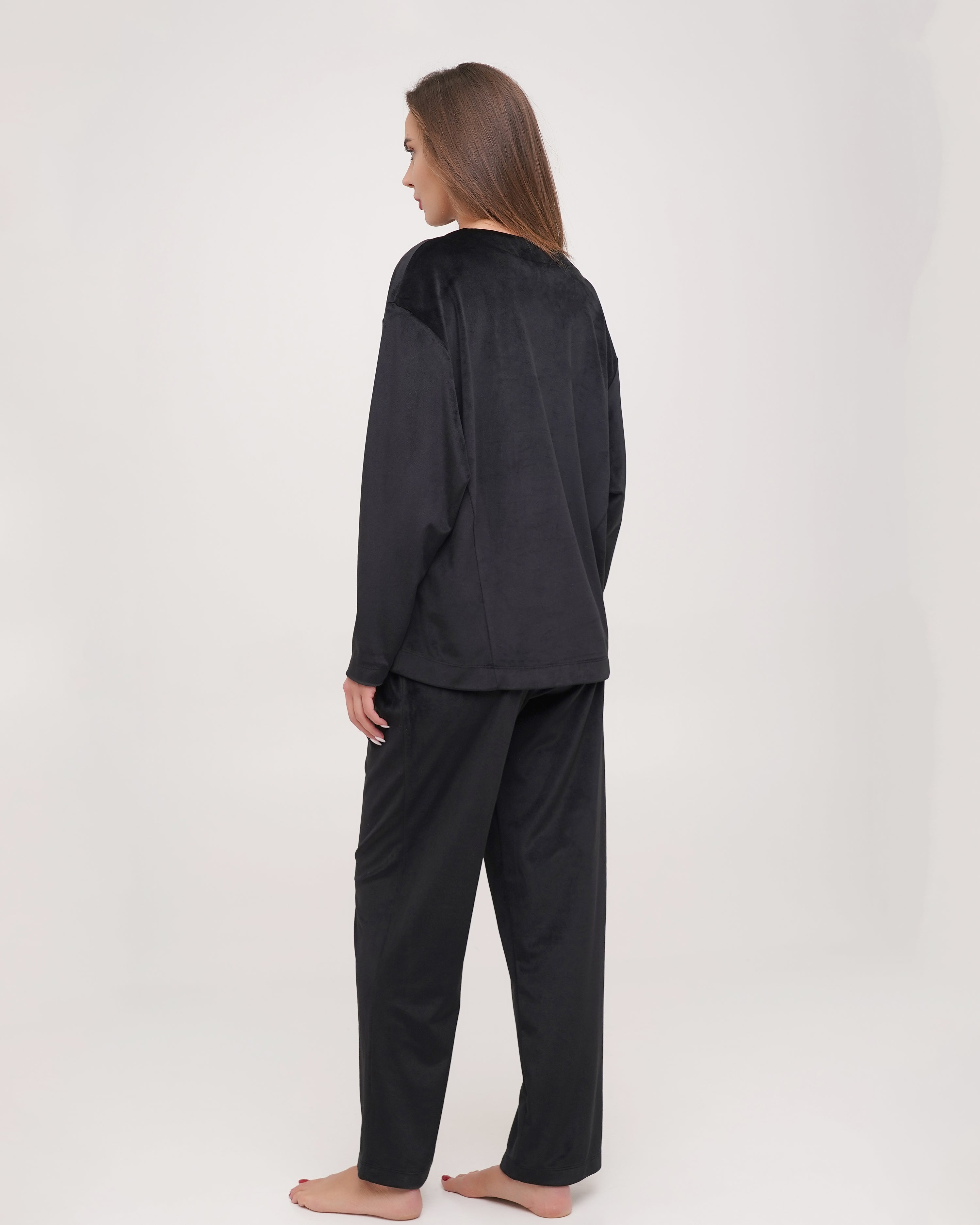 Velour home Set 03206 black