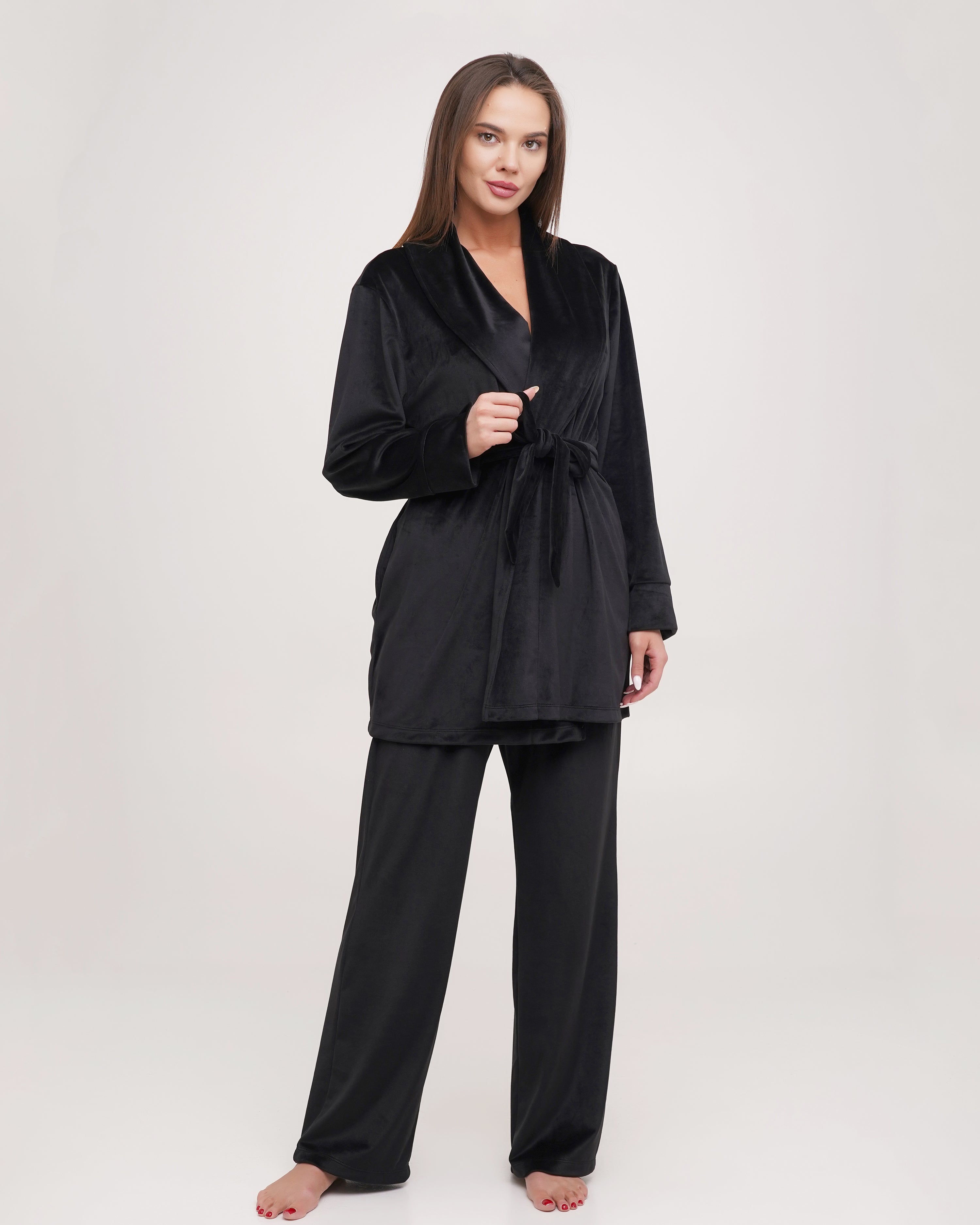 Velour home Set 03207 black