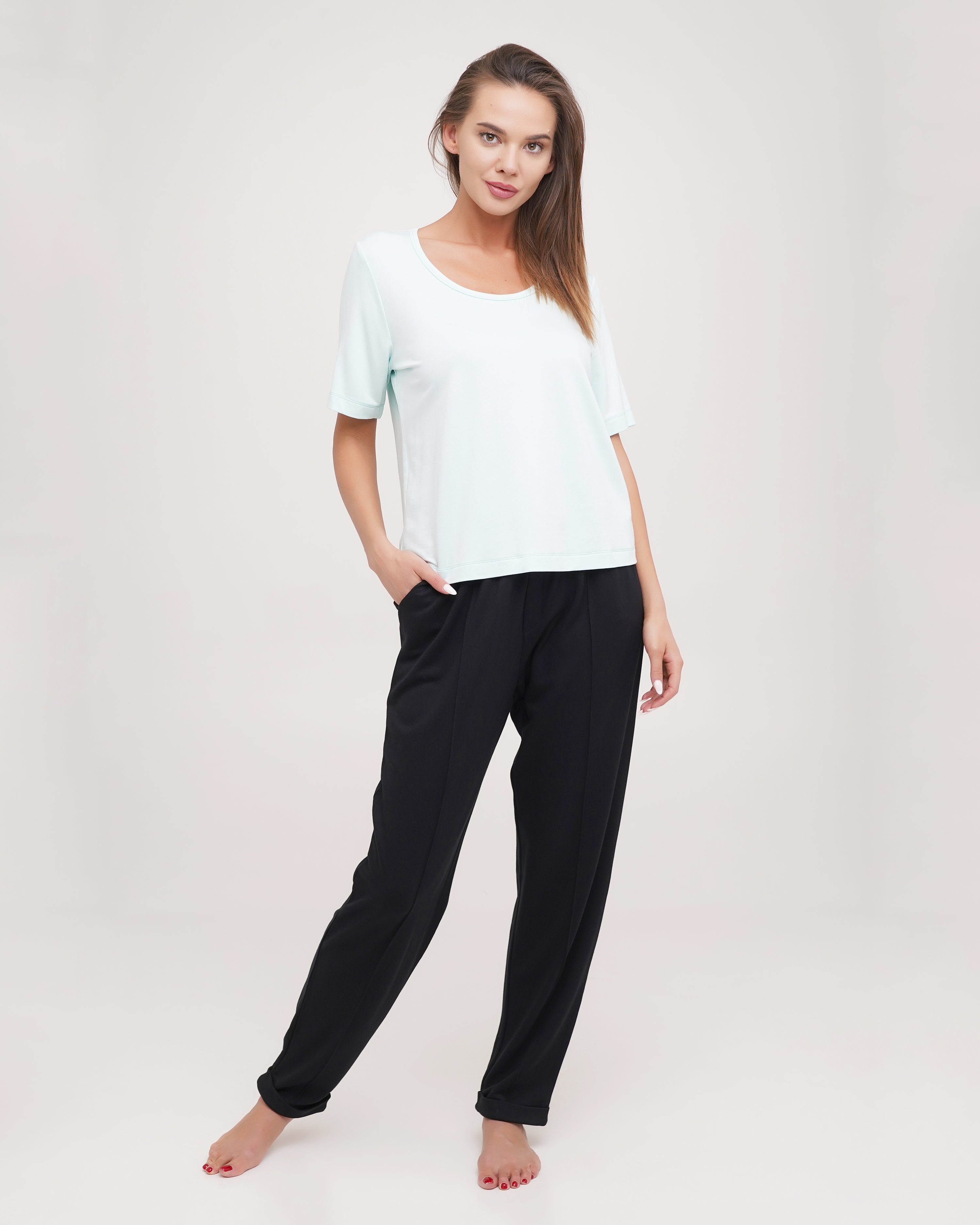Fleece home Set / Three-Piece 03210 black