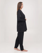 Fleece home Set / Three-Piece 03210 black
