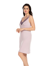 Bamboo Chemise spaghetti strap 03213 lilac