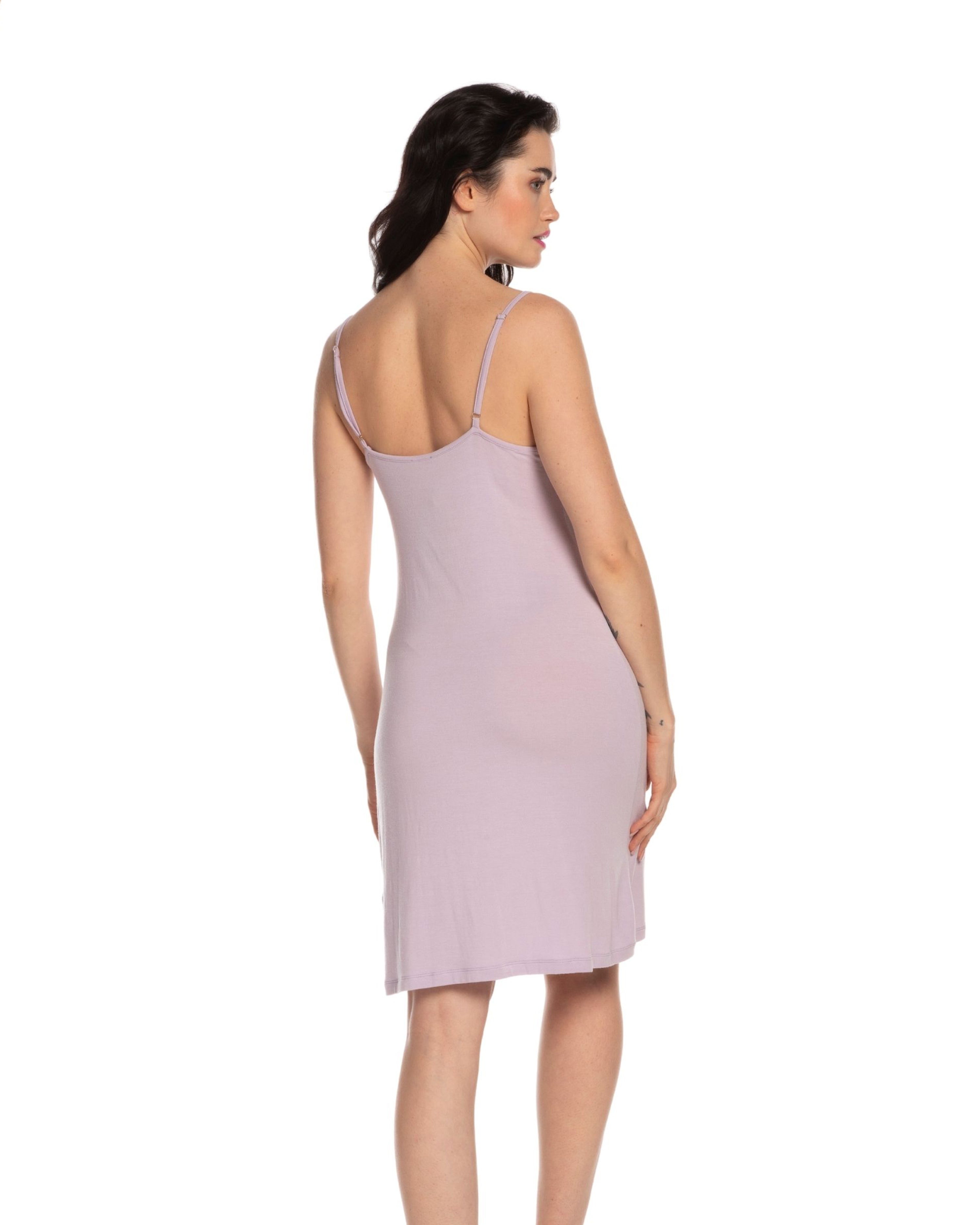 Bamboo Chemise spaghetti strap 03213 lilac