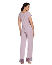 Bamboo t-shirt Pajama 03216 lilac