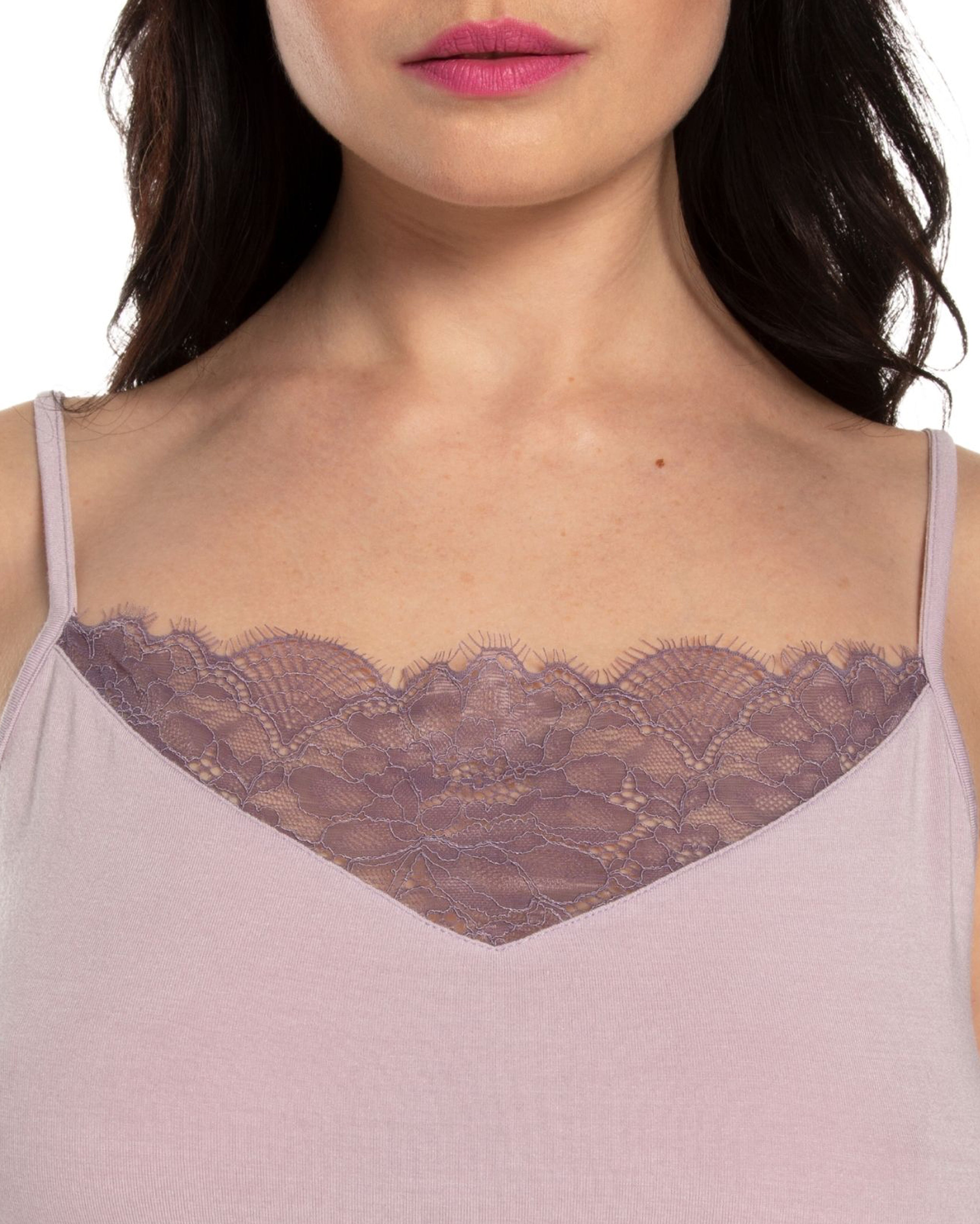 Bamboo cami shorts Set 03217 lilac