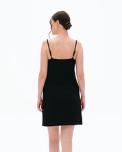 Bamboo Chemise spaghetti strap 03302 black