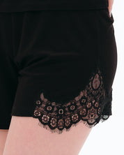 Bamboo cami shorts Set 03303 black