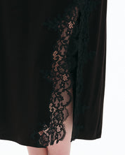 Bamboo cap-sleeve Nightgown 03310 black