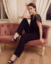 Bamboo t-shirt Pajama 03311 black