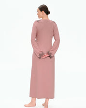Bamboo long sleeve Robe 03319 powder