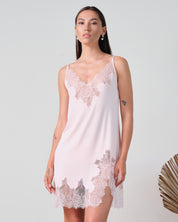 Bamboo Chemise spaghetti strap 03329 pink