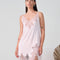 Bamboo Chemise spaghetti strap 03329 pink