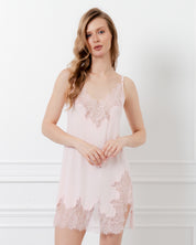 Bamboo Chemise spaghetti strap 03329 pink