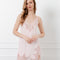 Bamboo Chemise spaghetti strap 03329 pink