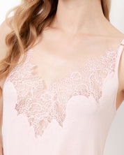 Bamboo Chemise spaghetti strap 03329 pink