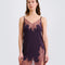 Bamboo Chemise spaghetti strap 03329 graphite