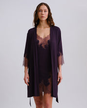 Bamboo Chemise spaghetti strap 03329 graphite