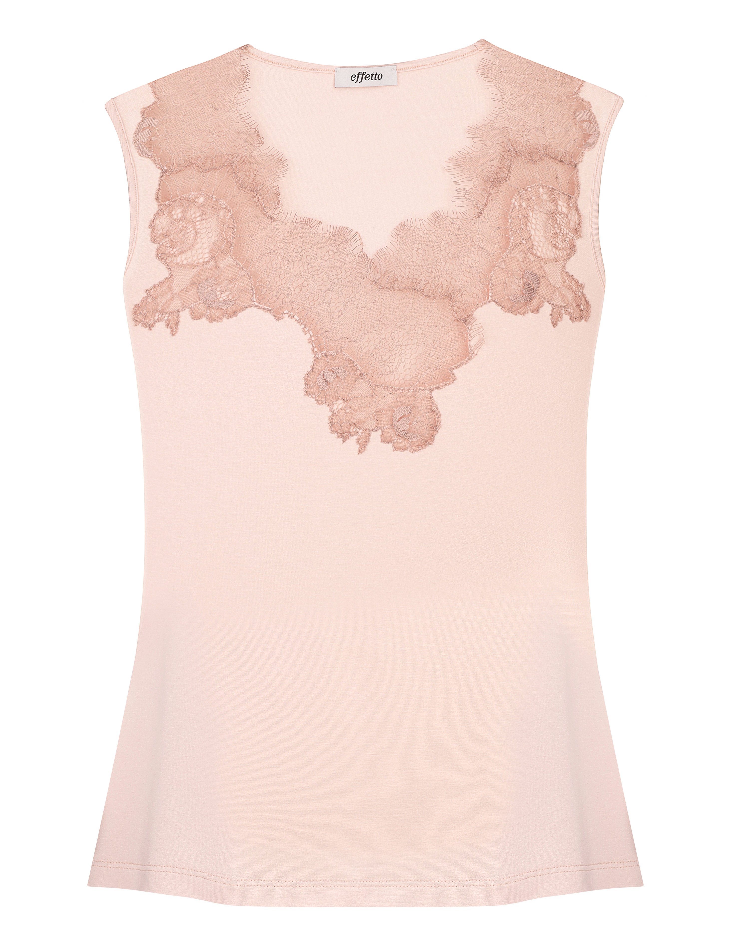 Bamboo tank top Pajama 03334 sepia rose