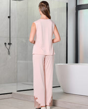 Bamboo tank top Pajama 03334 sepia rose