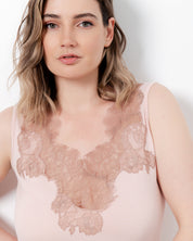 Bamboo tank top Pajama 03334 sepia rose