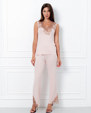 Bamboo tank top Pajama 03334 sepia rose