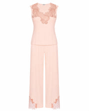 Bamboo tank top Pajama 03334 sepia rose