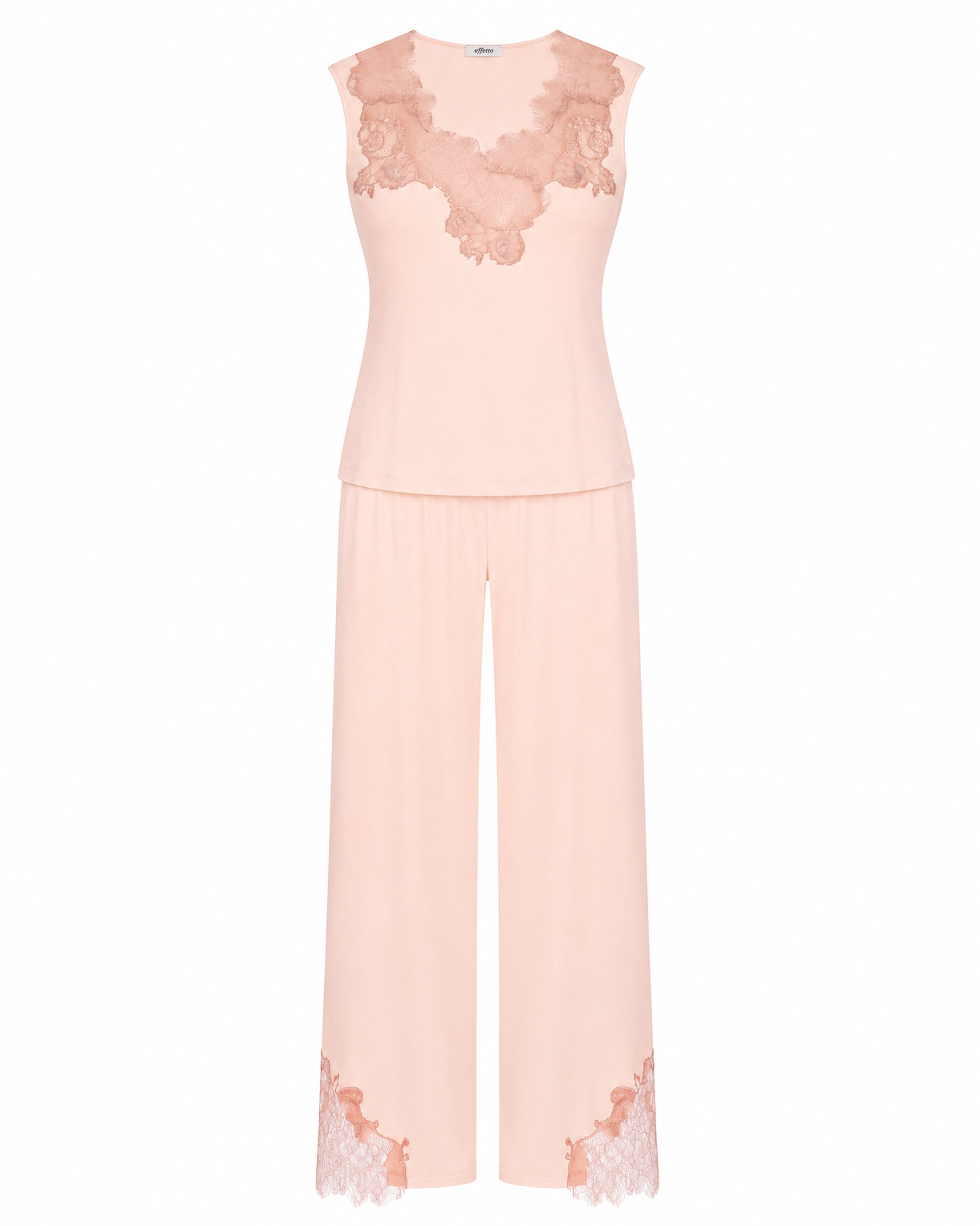 Bamboo tank top Pajama 03334 sepia rose