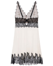 Bamboo Chemise breast support 03335 ivory/black