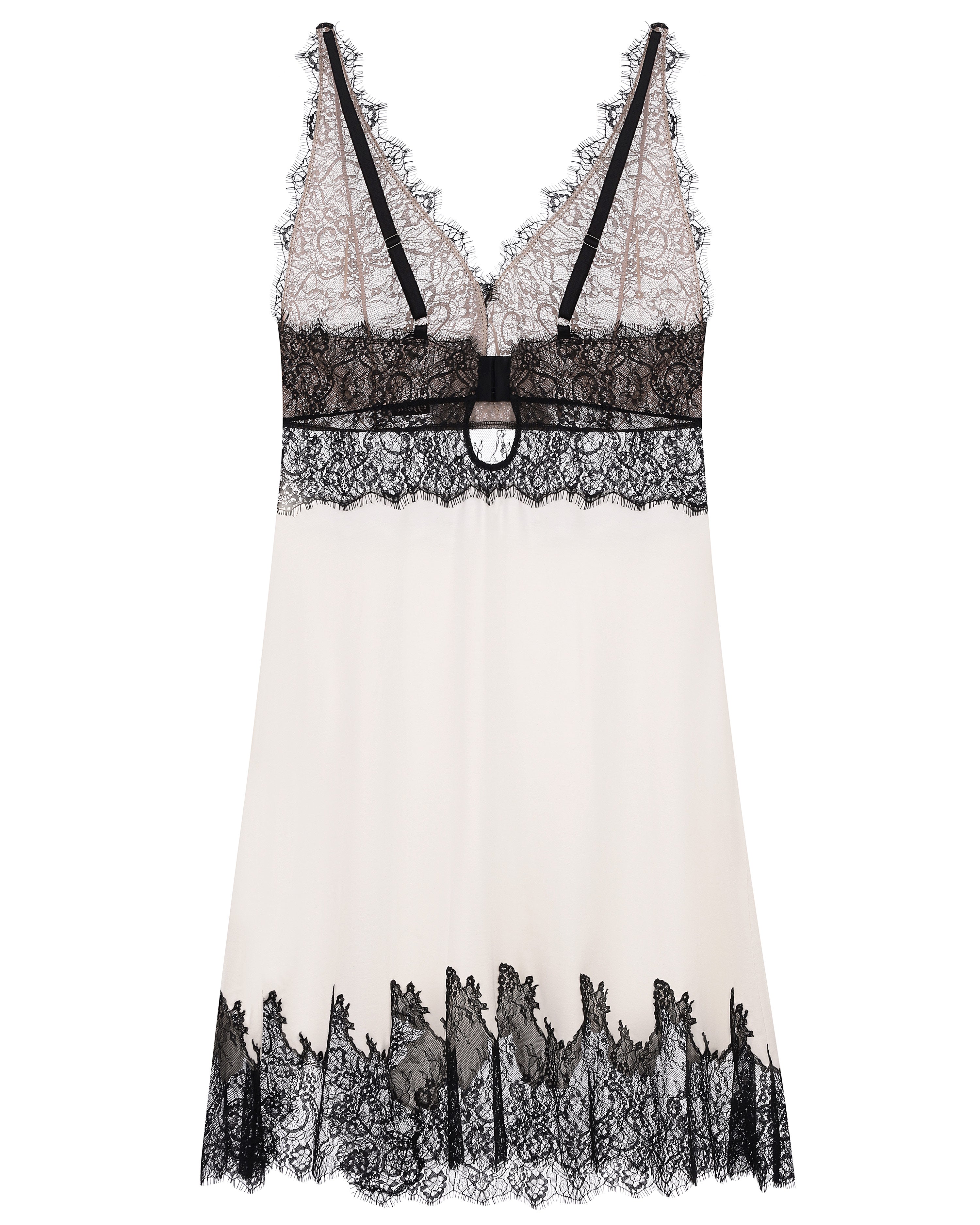 Bamboo Chemise breast support 03335 ivory/black