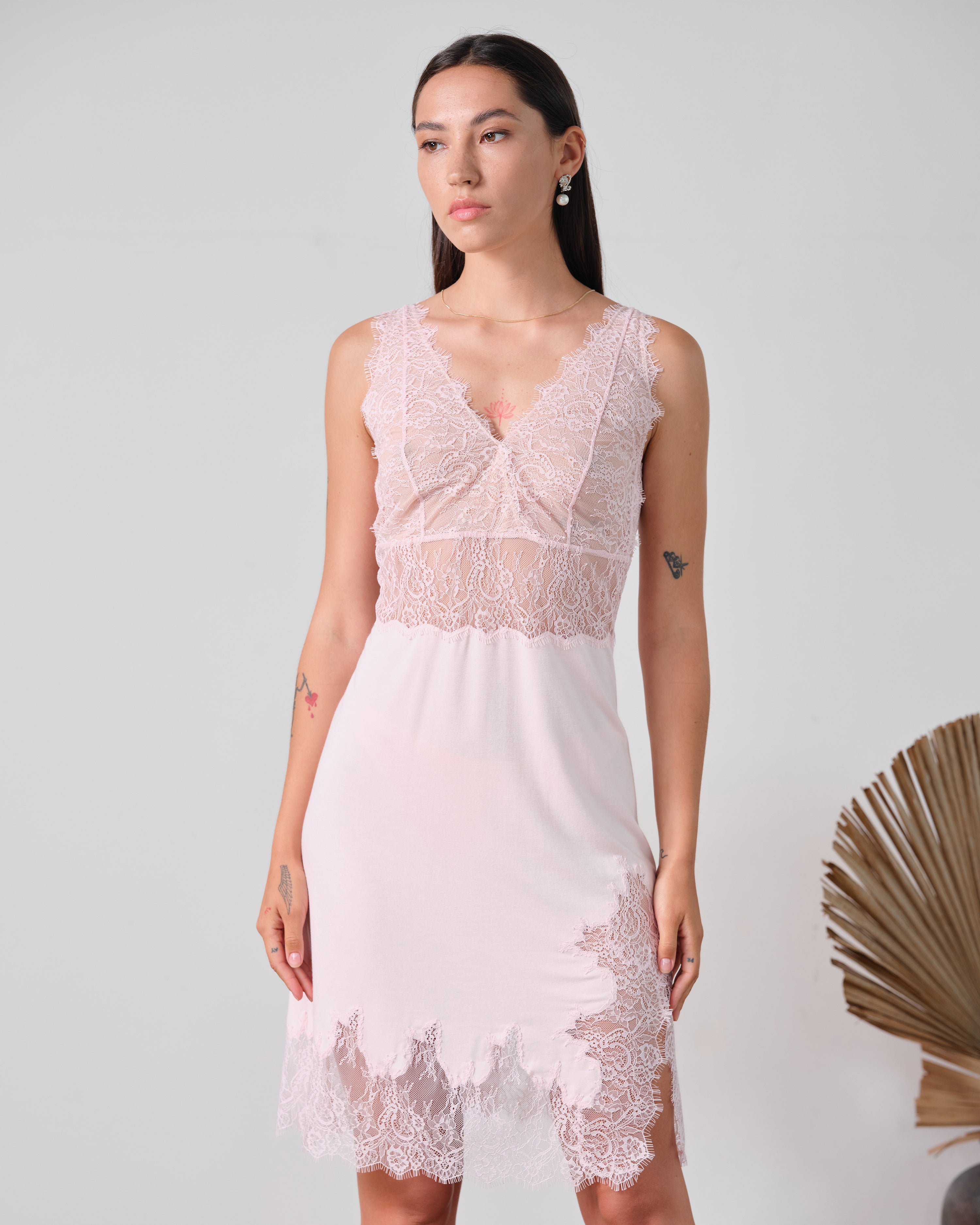 Bamboo Chemise breast support 03335 pink