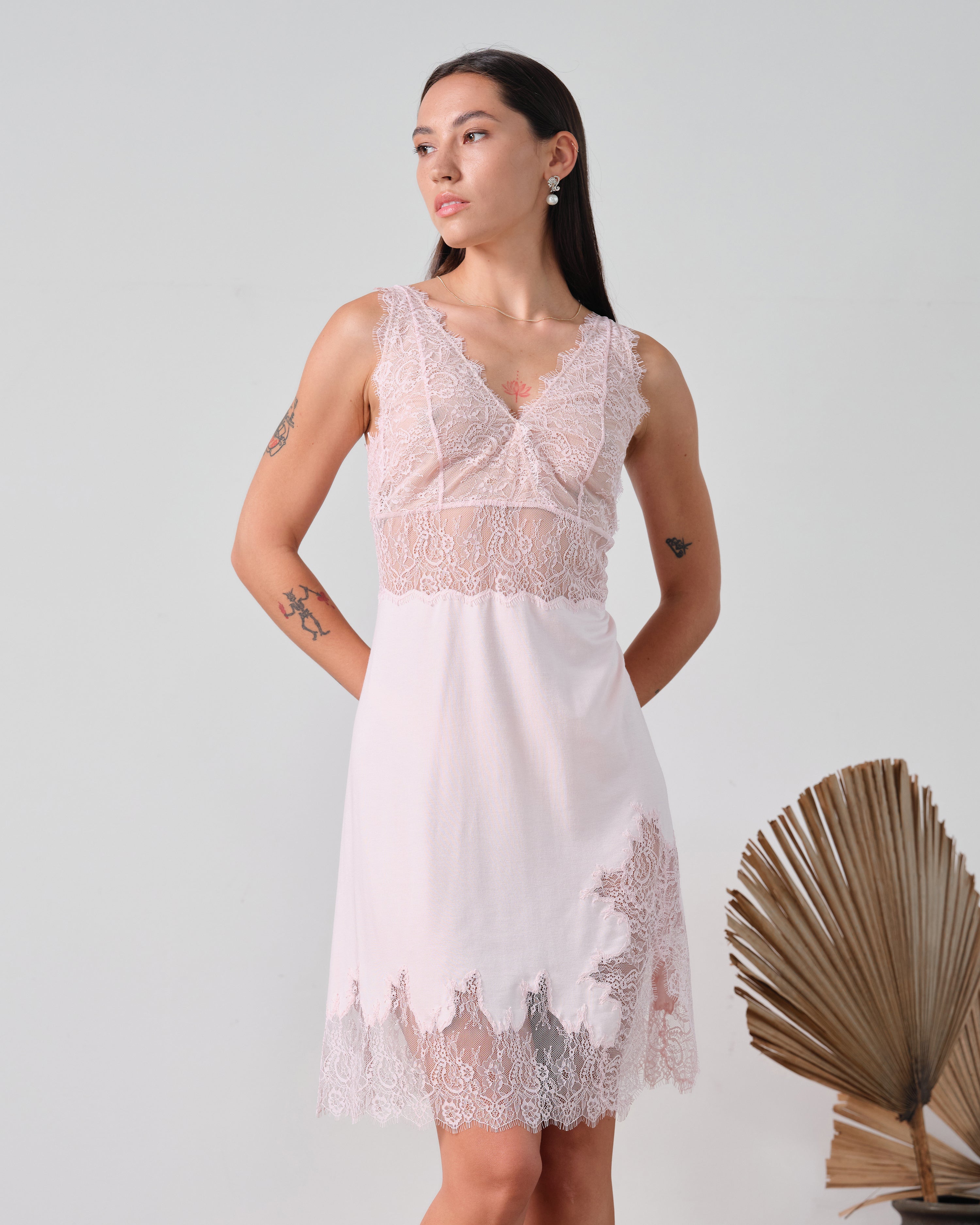 Bamboo Chemise breast support 03335 pink