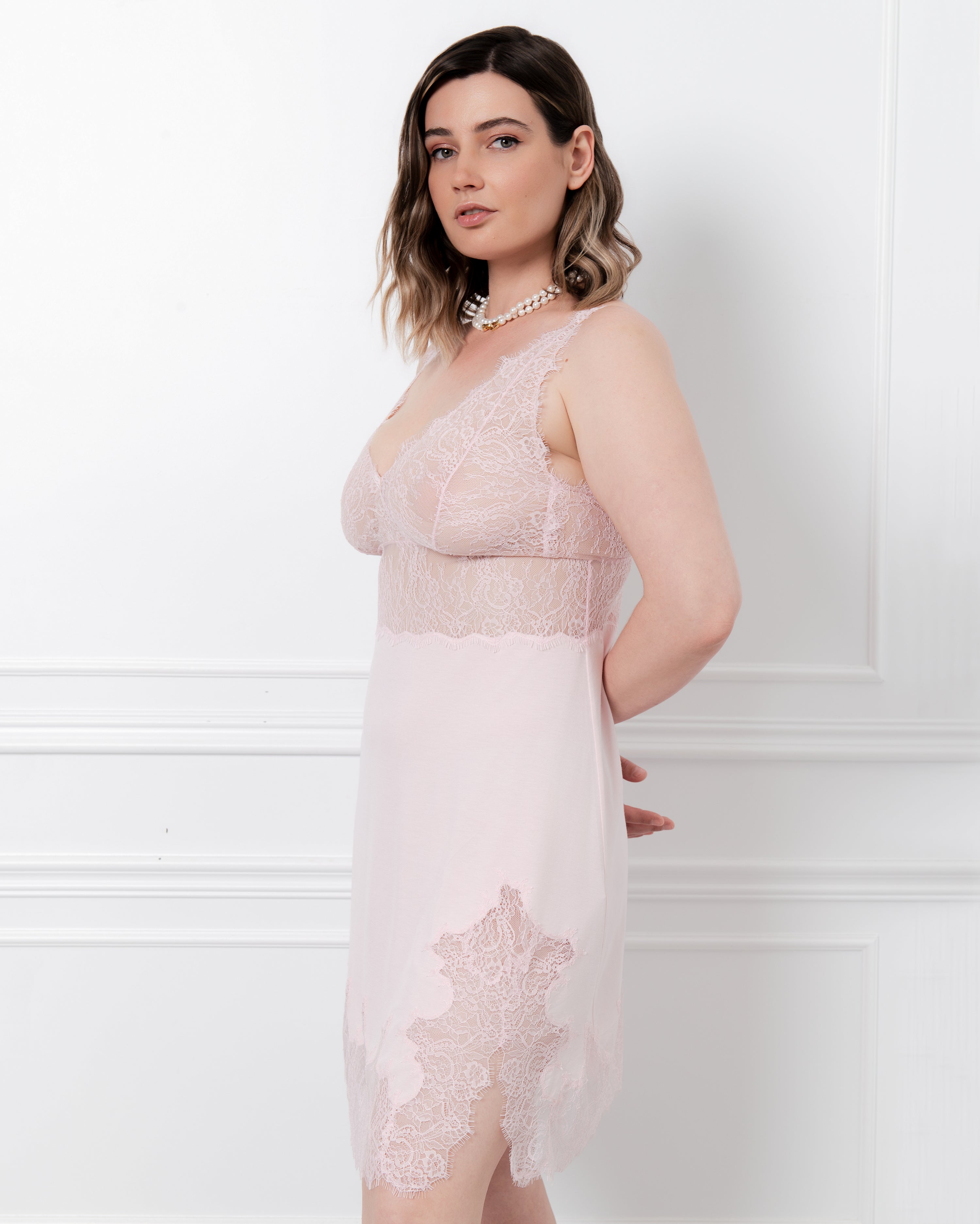 Bamboo Chemise breast support 03335 pink