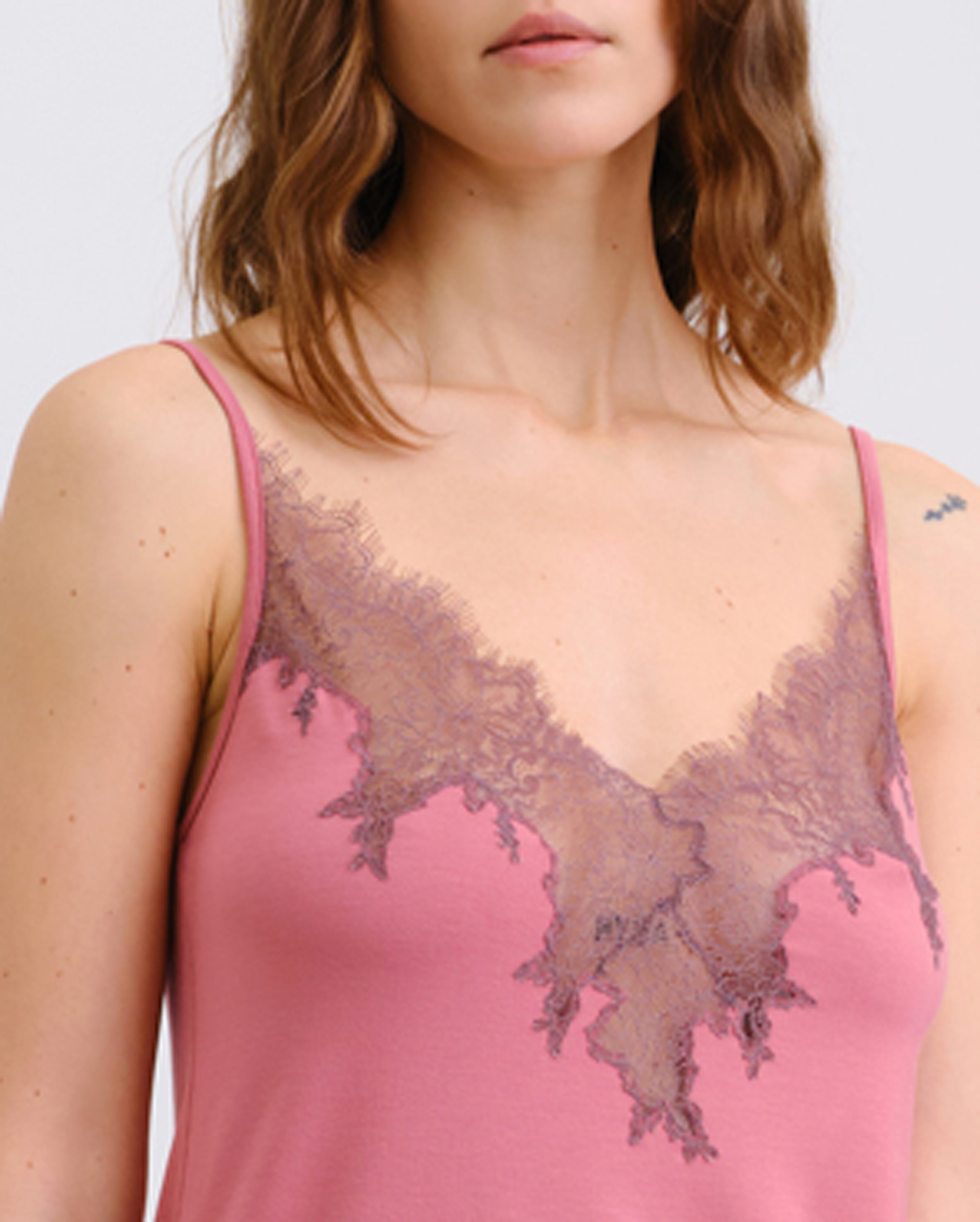 Bamboo camisole Pajama 03331 terracotta rose