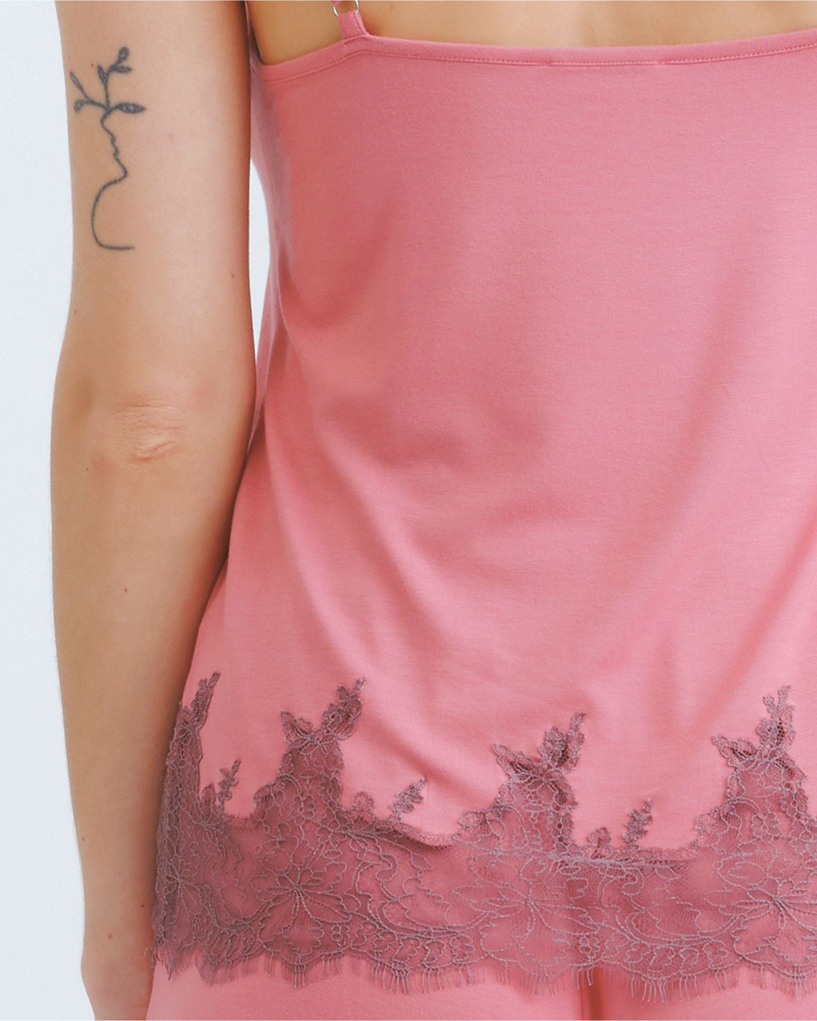 Bamboo camisole Pajama 03331 terracotta rose