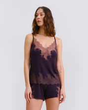 Bamboo cami shorts Set 03337 graphite
