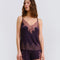 Bamboo cami shorts Set 03337 graphite