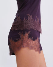 Bamboo cami shorts Set 03337 graphite