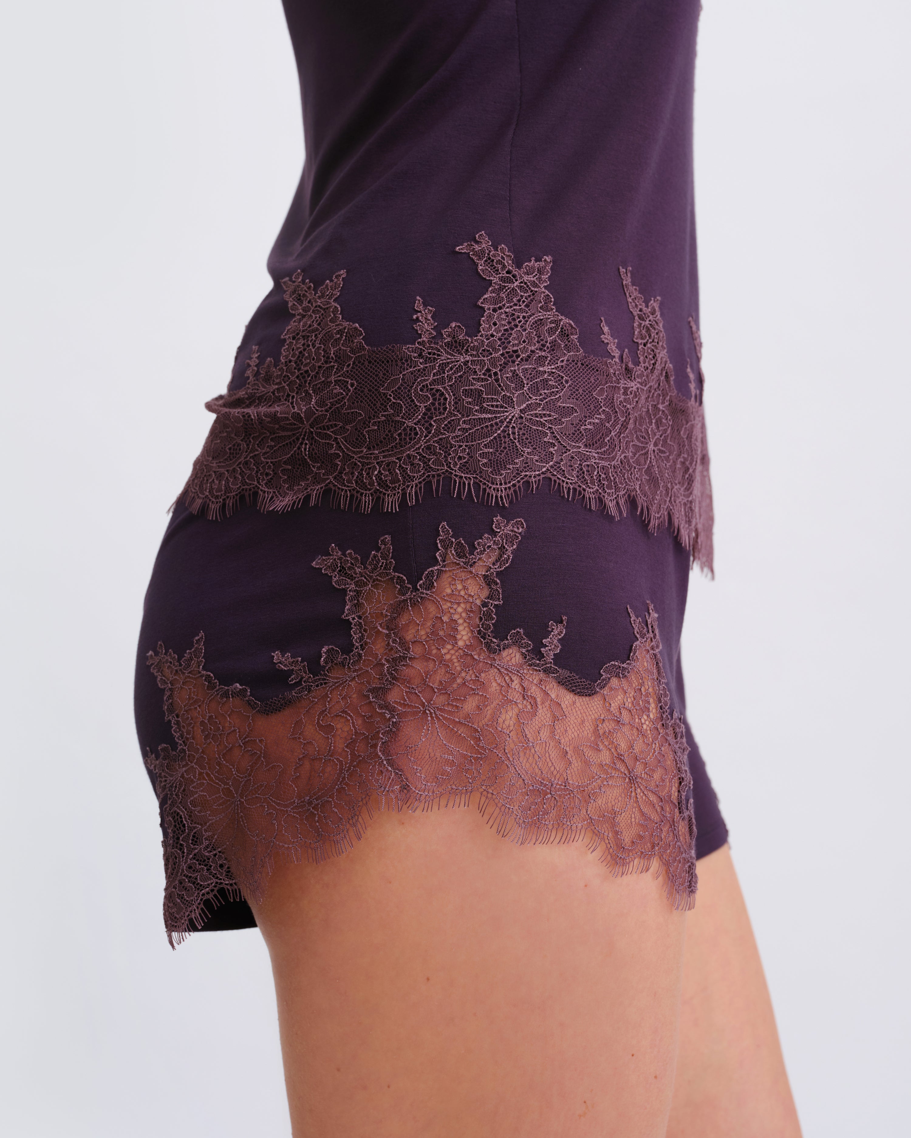 Bamboo cami shorts Set 03337 graphite