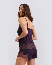Bamboo cami shorts Set 03337 graphite