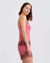 Bamboo cami shorts Set 03337 terracotta rose
