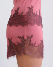 Bamboo cami shorts Set 03337 terracotta rose