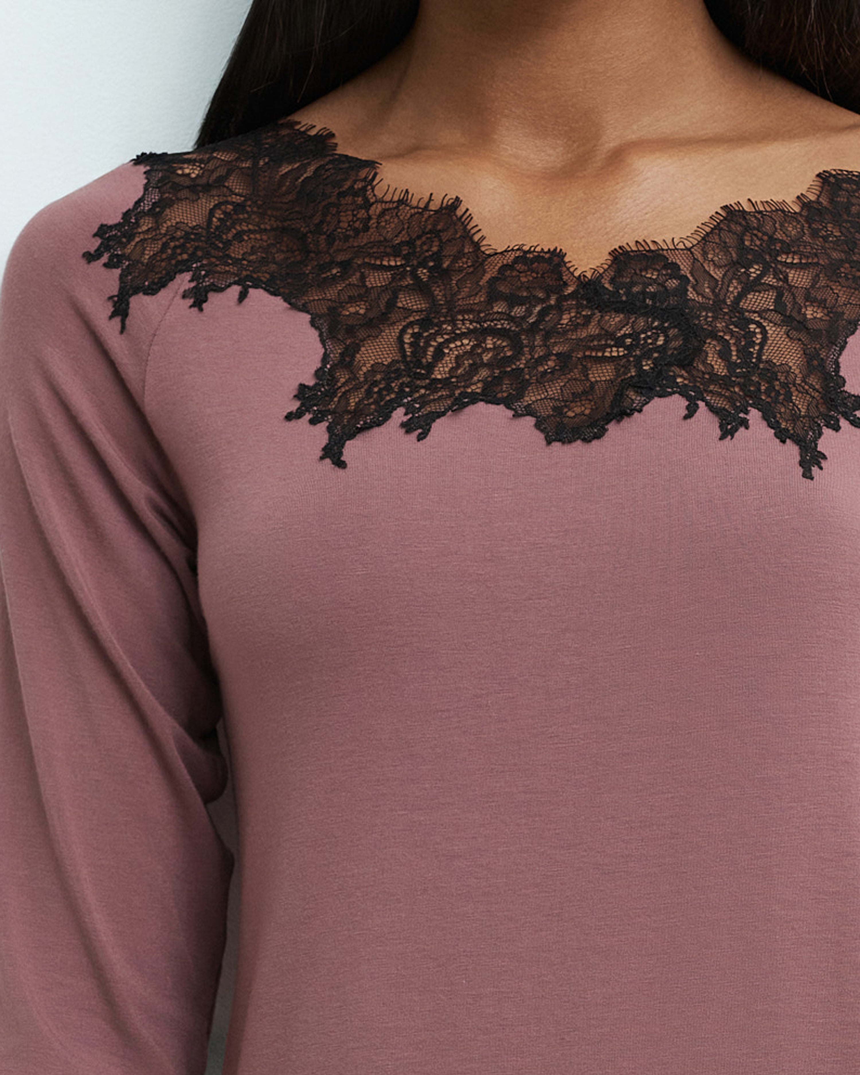 Bamboo Pajamas 3/4 sleeve 03338 ash rose