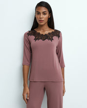 Bamboo Pajamas 3/4 sleeve 03338 ash rose