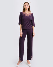 Bamboo Pajamas 3/4 sleeve 03338 graphite