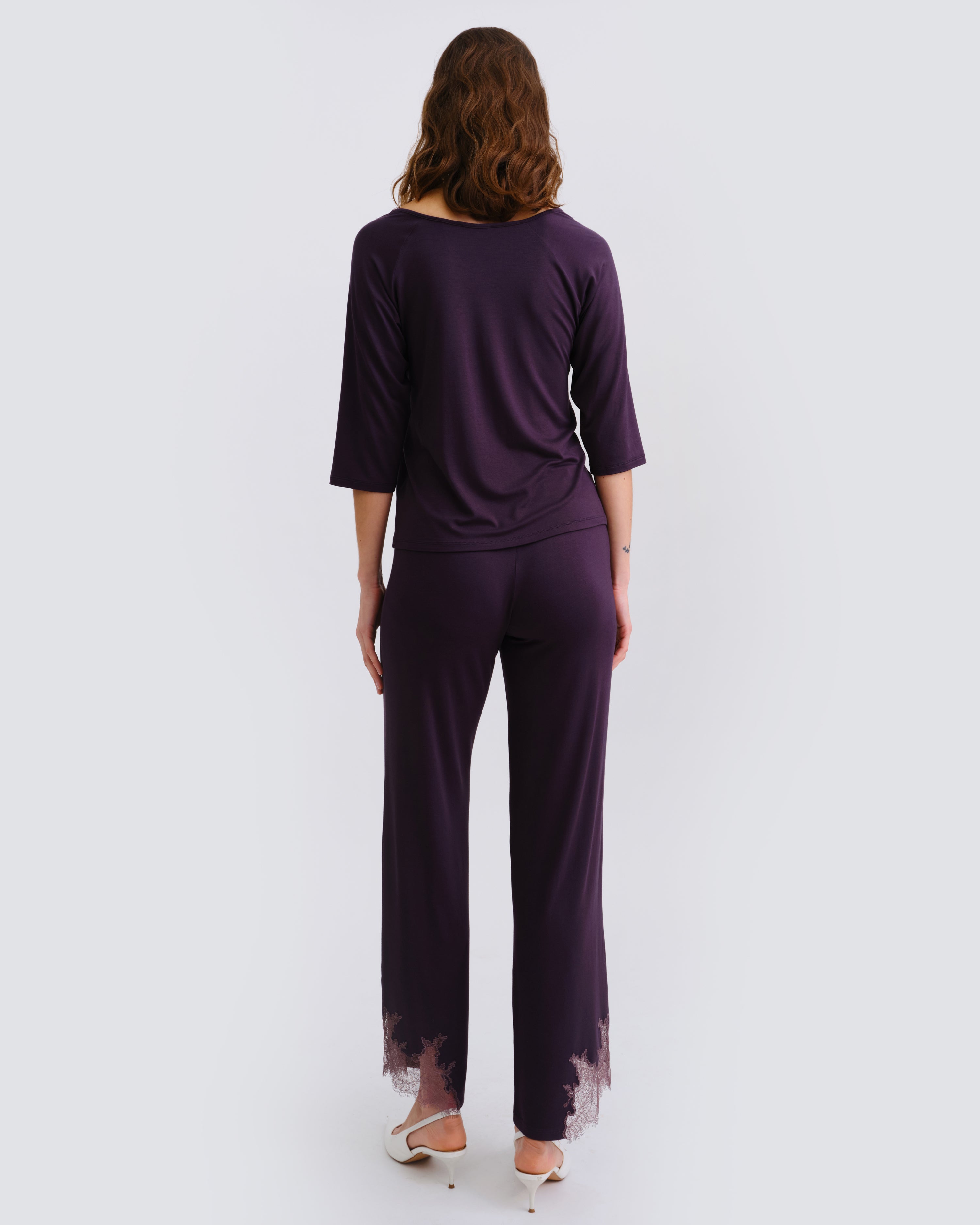 Bamboo Pajamas 3/4 sleeve 03338 graphite