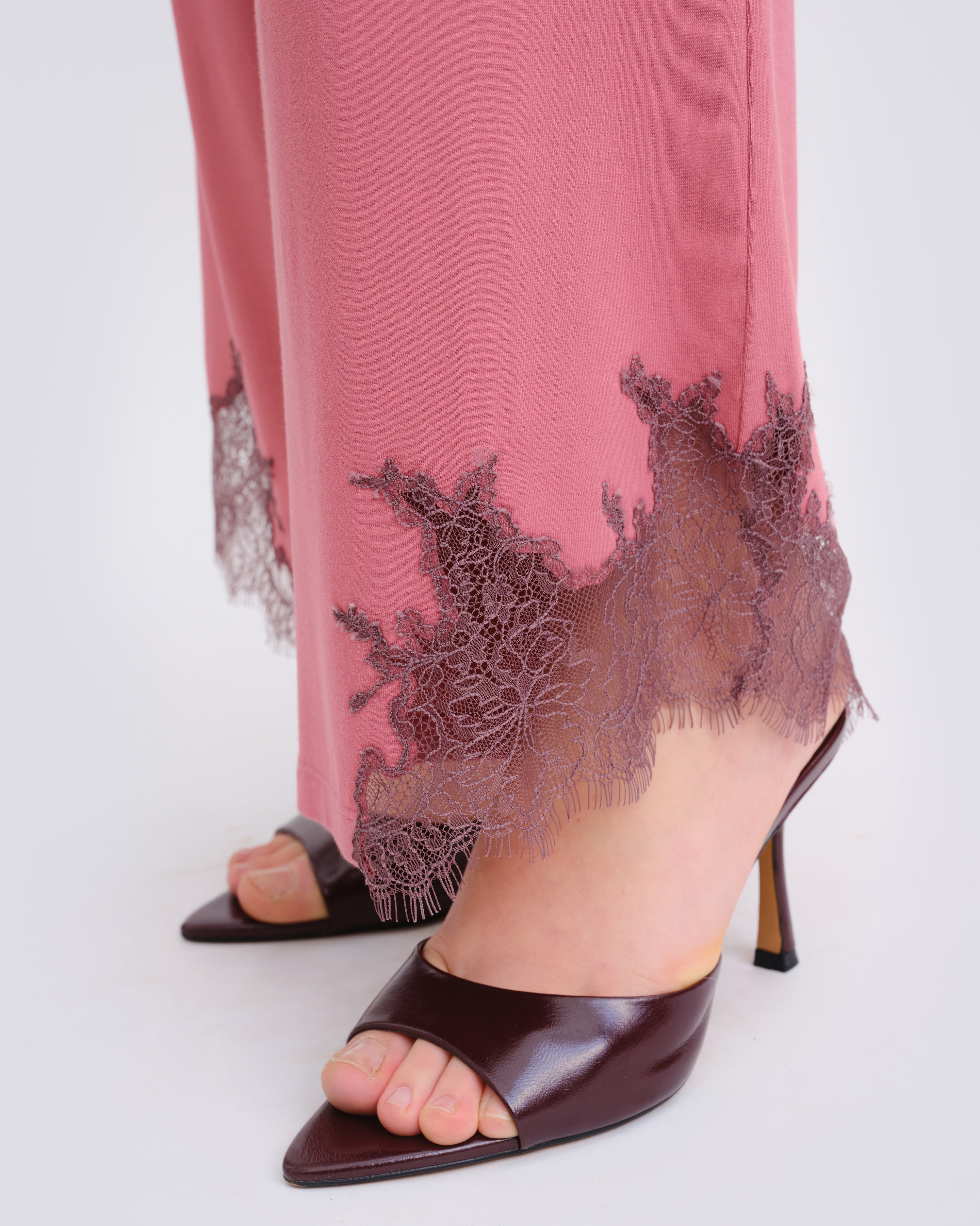 Bamboo Pajamas 3/4 sleeve 03338 terracotta rose