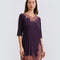 Bamboo Nightgown 3/4 sleeve 03339 graphite